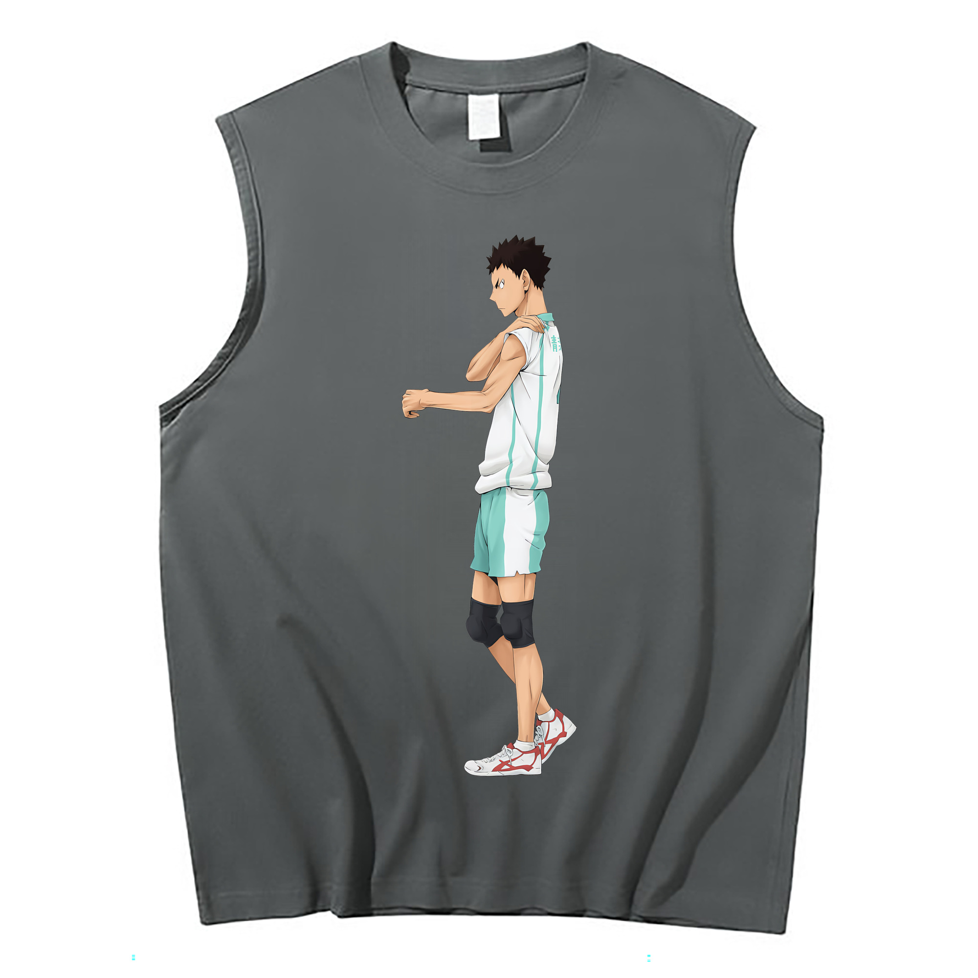 （画像用） ハイキュー!! Haikyu!! コットン100％タンクトップ（フロントプリント）